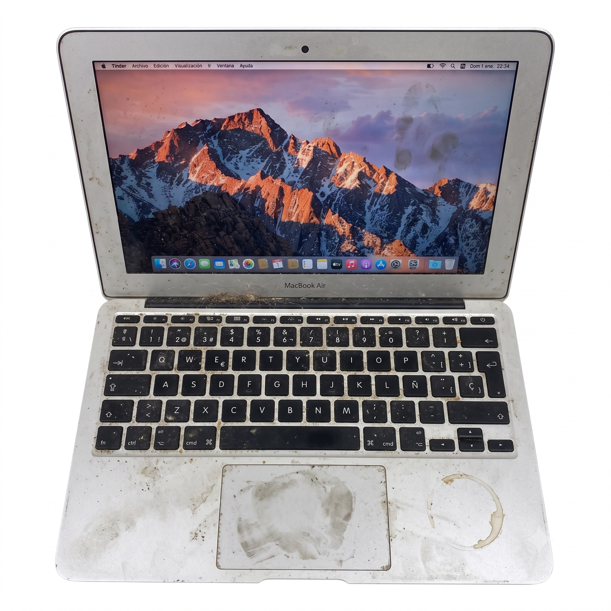 MacBook con sistema operativo antiguo antes de actualización en Hermosillo